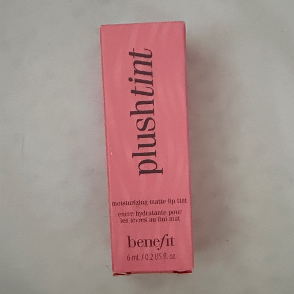 Benefit Plush Tint Moisturizing Matte Lip Tint - Vibrant Pink